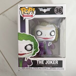 Funko Pop Heroes: The Joker Vinyl Figure - Green and Purple